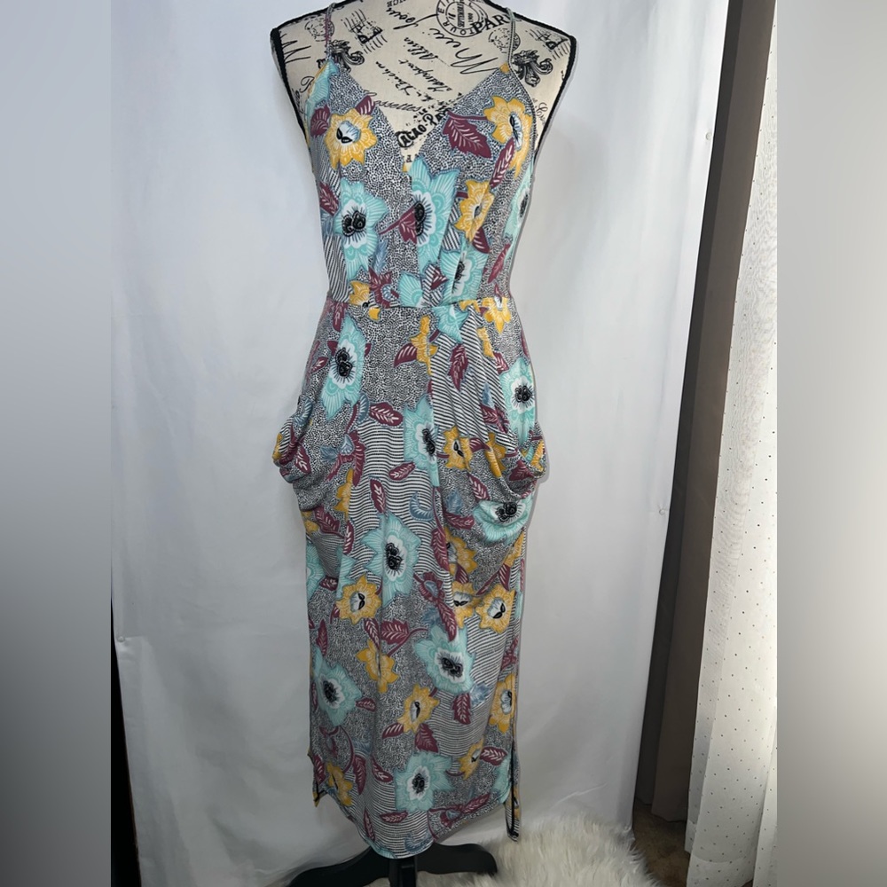 BCBG Casual Floral Sleeveless Dress